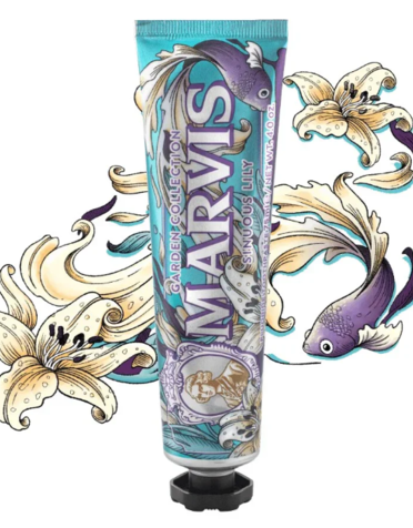 marvis toothpaste garden collection sinuous lily 75ml