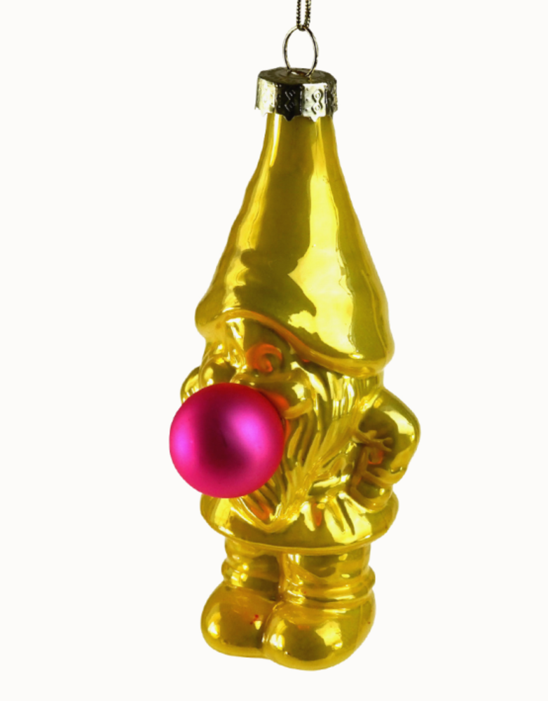 NOT\STANDARD LABEL kerstbal bob bubbles yellow and pink