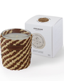 cote bougie geurkaars raffia en leer may small