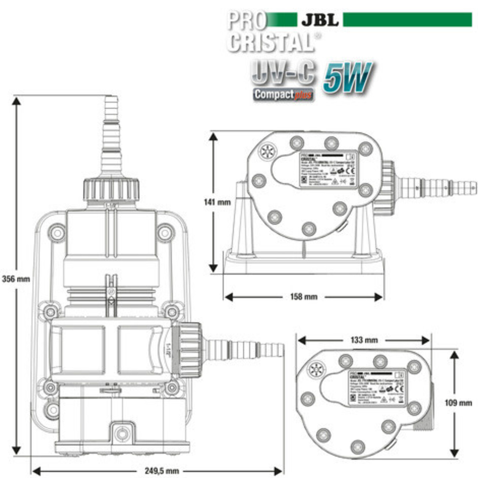 JBL JBL PROCRISTAL UV-C Compact plus 5W