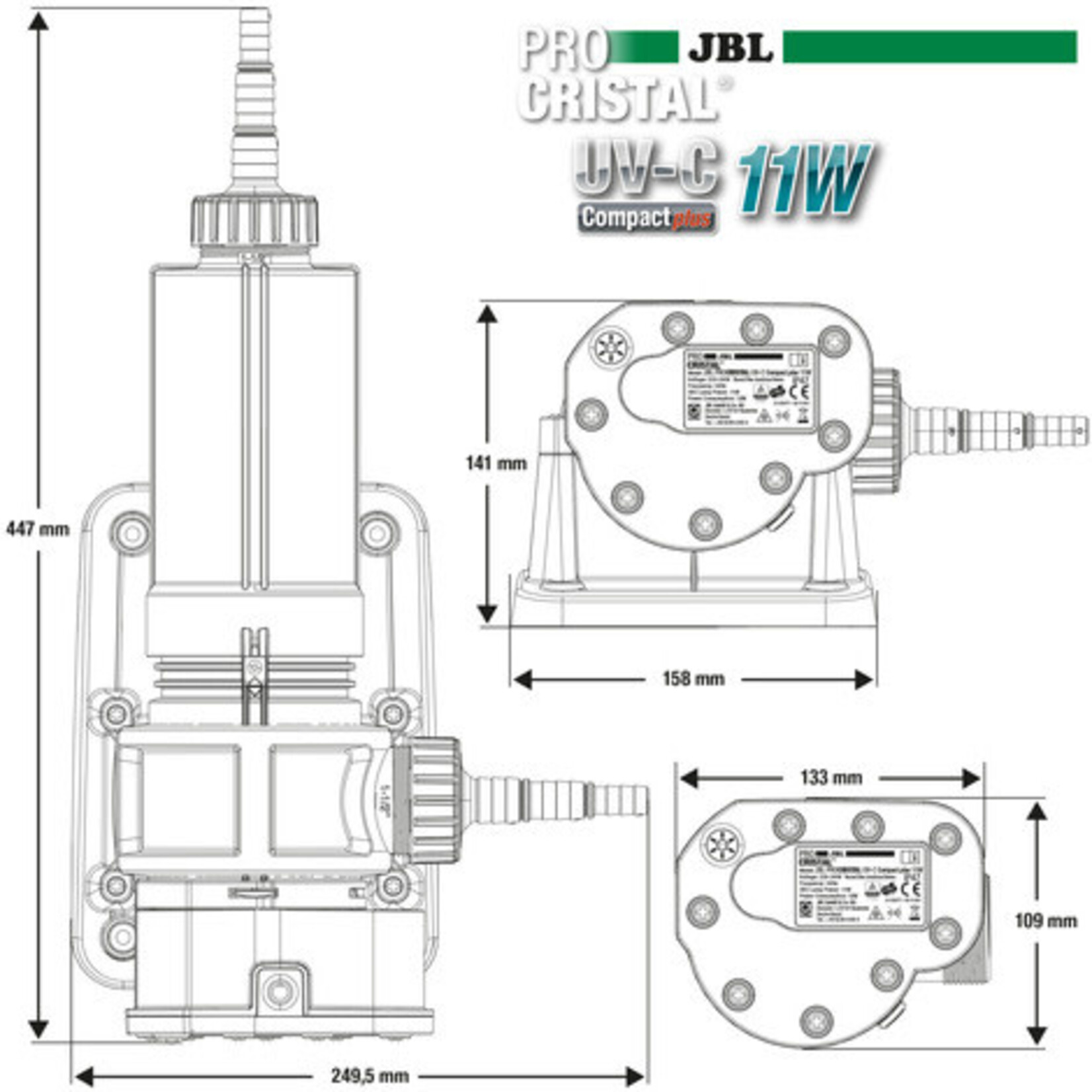 JBL JBL PROCRISTAL UV-C Compact plus 11W