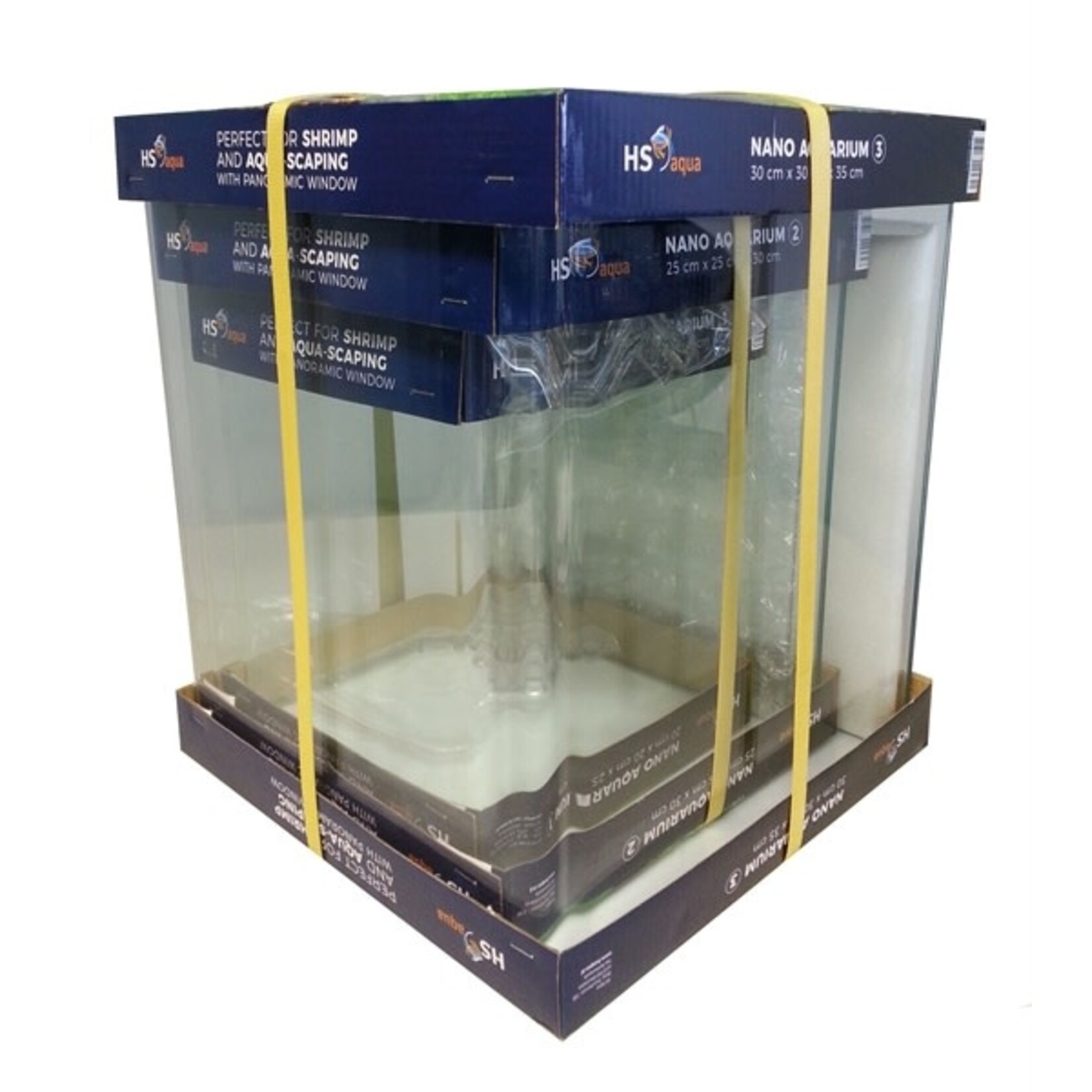 HS Aqua Aquarium volglas quadro cube set no. 1,2,3