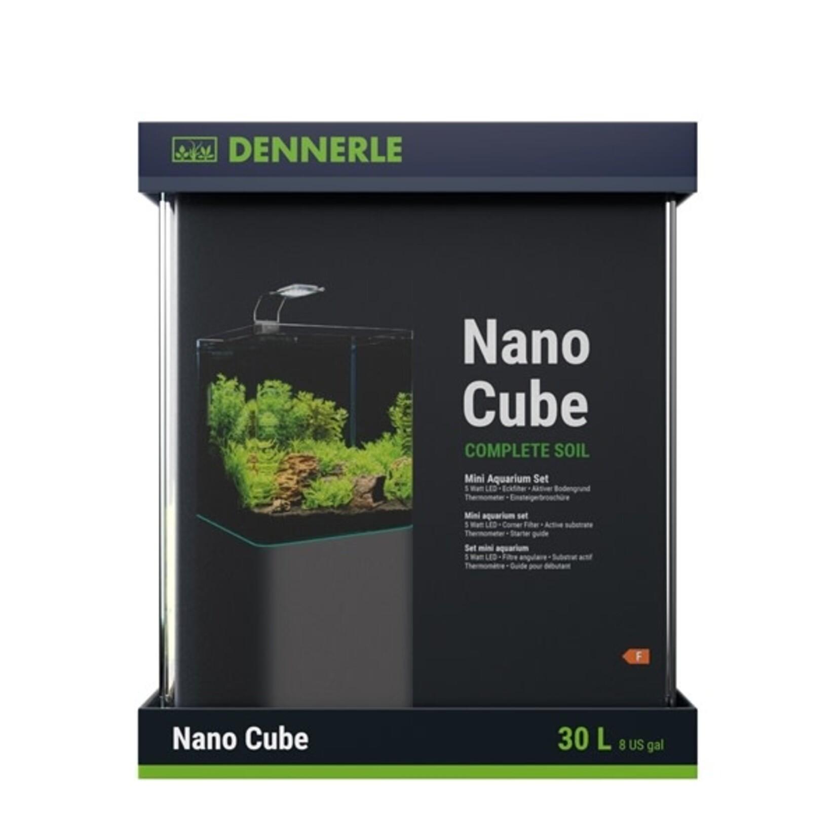 Dennerle DENNERLE NANOCUBE COMPLETE+ SOIL 30 L - POWER LED 5.0