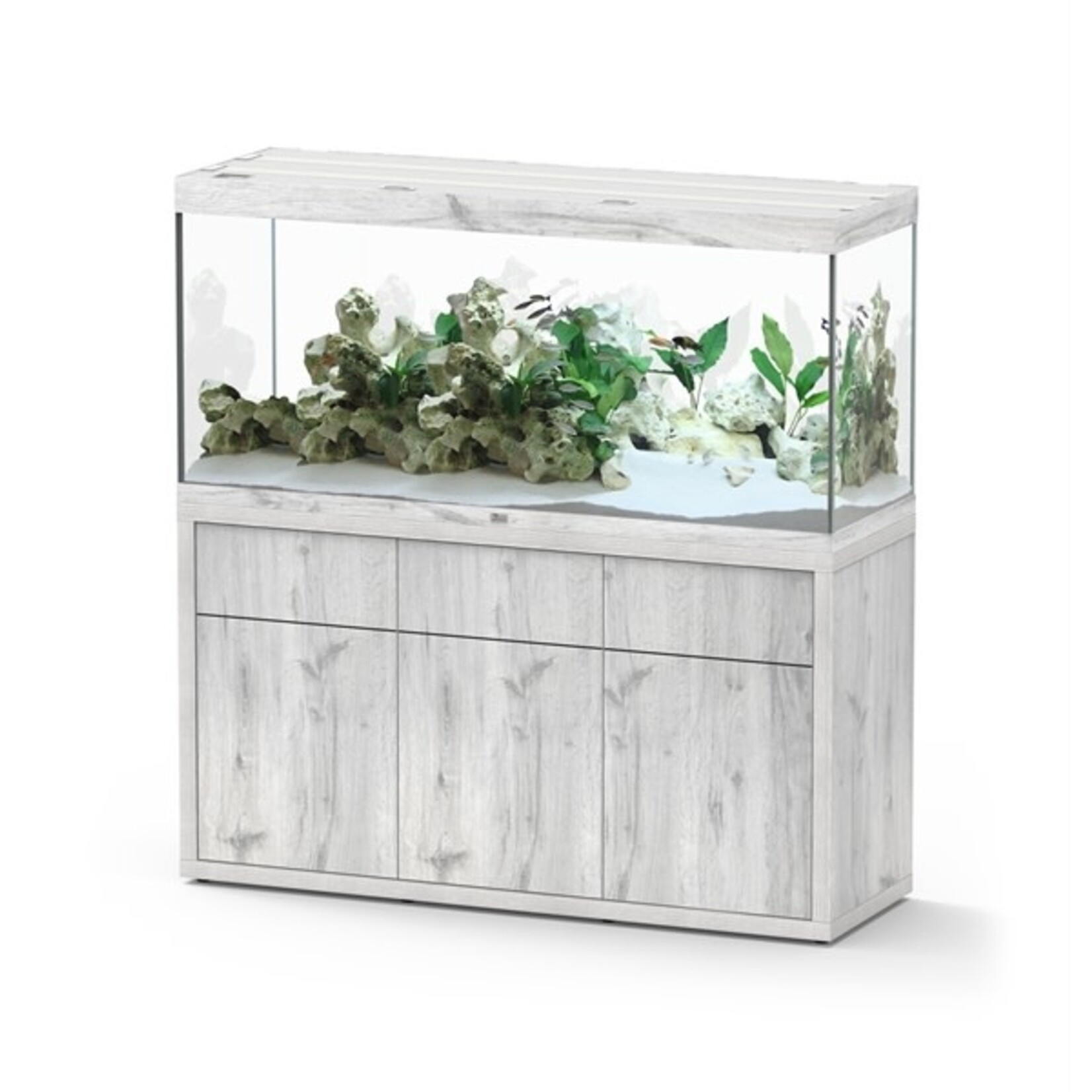 Aquatlantis Aquarium sublime 150x50 cm whitewash-088