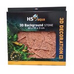 HS Aqua 3d background stone brown 60x55x3 cm