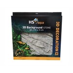 HS Aqua 3d background stone grey 60x55x3 cm