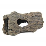 Hollow log brown s 12x6x6 cm