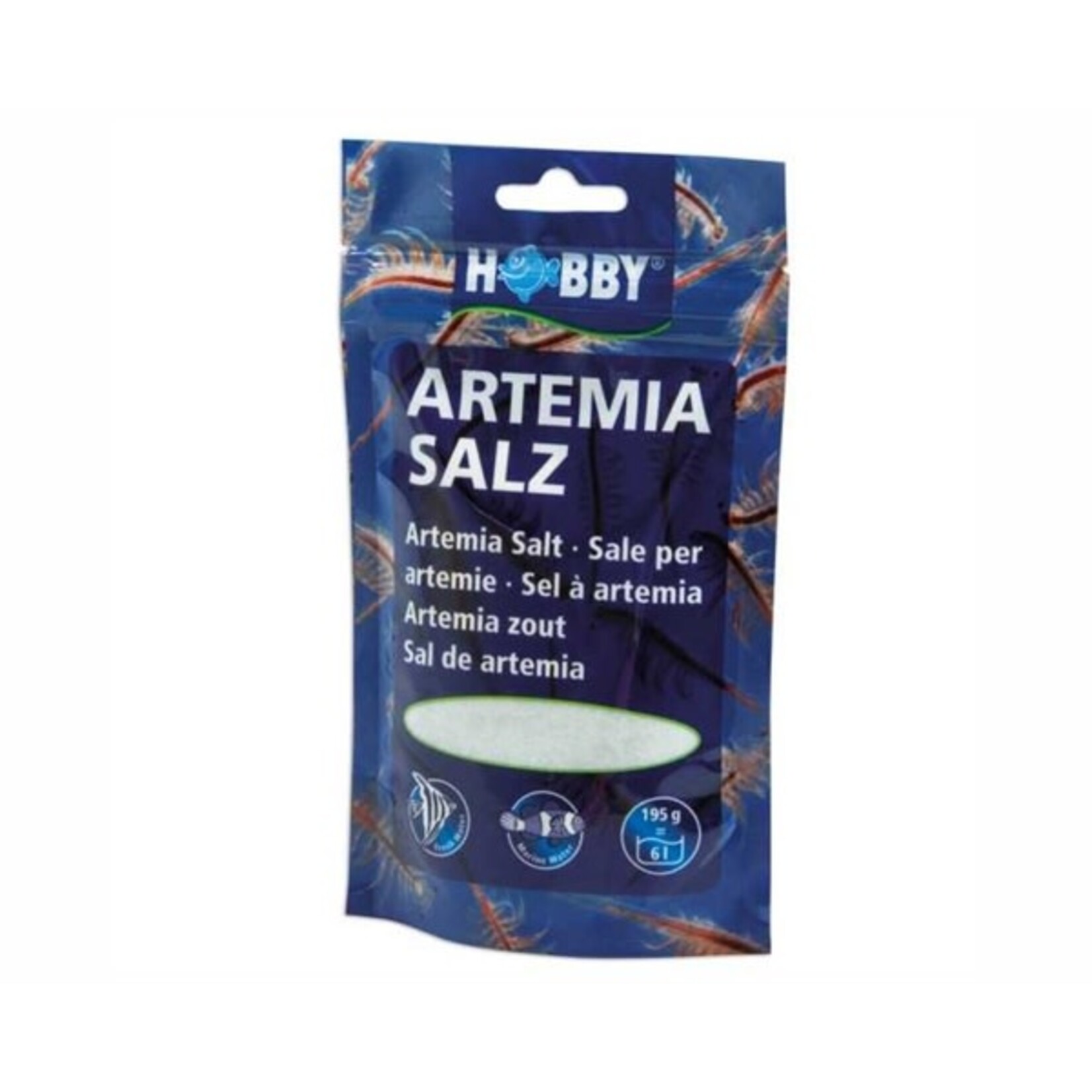 Hobby Artemia zout 195 g voor 6 l