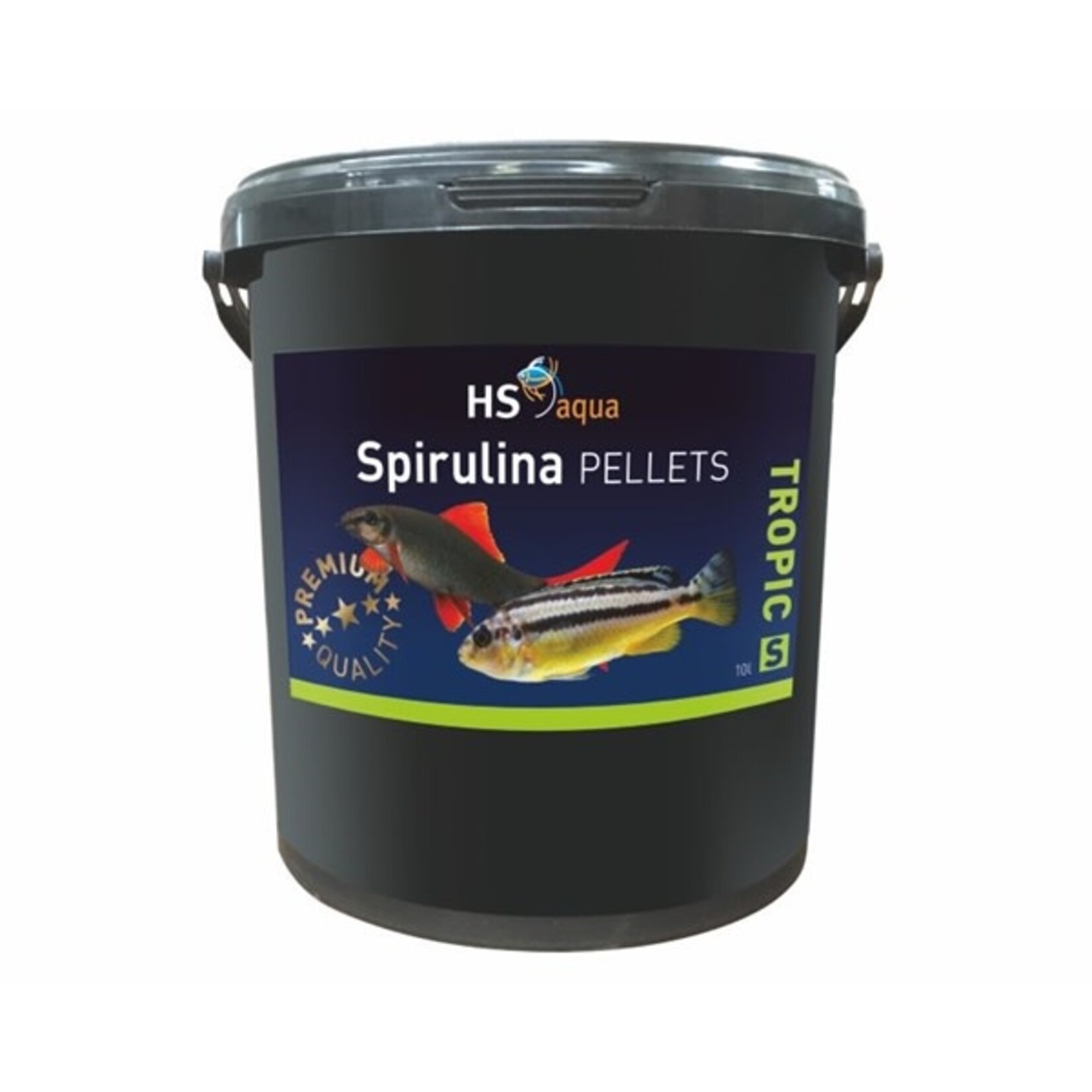 HS Aqua Spirulina pellets s 10 l