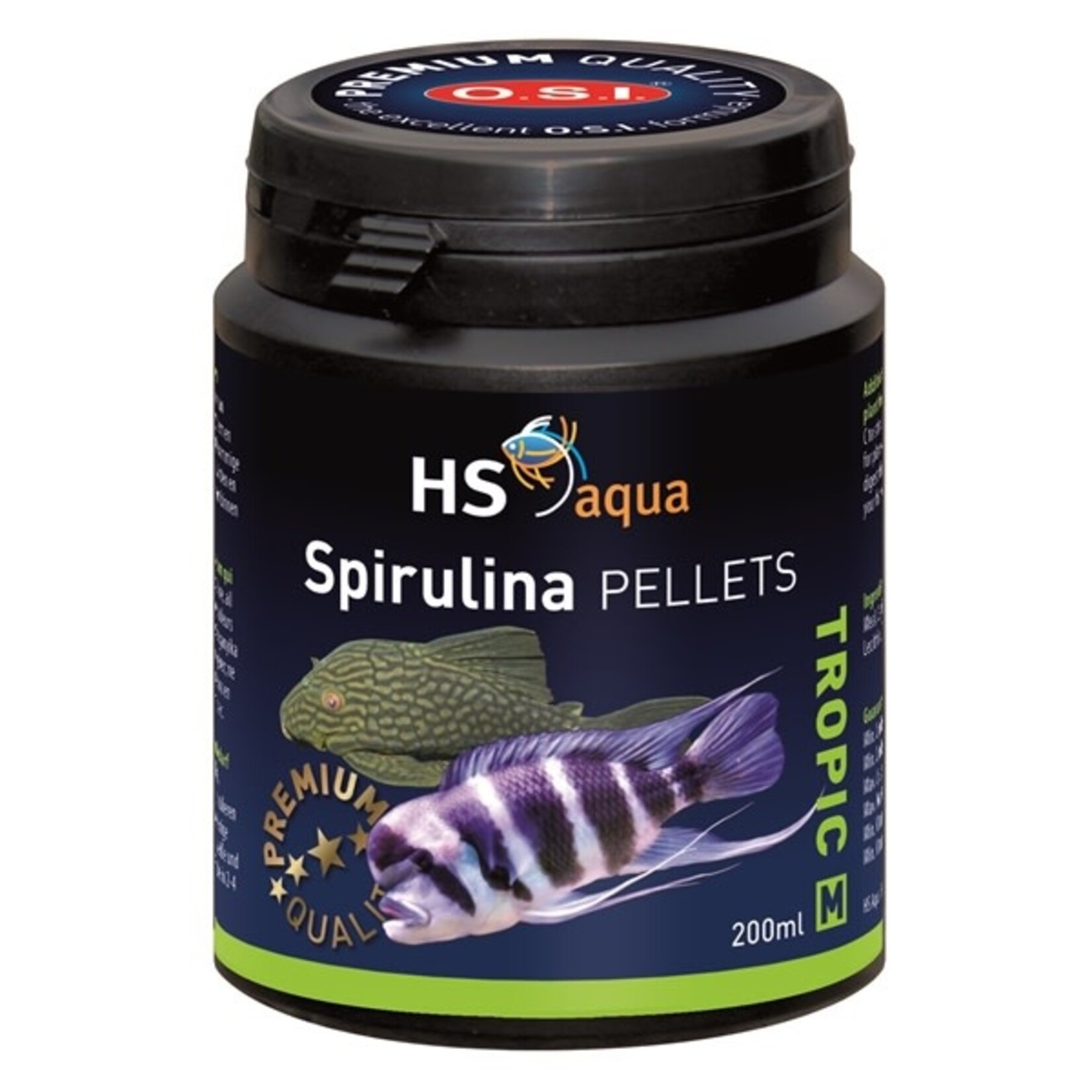HS Aqua Spirulina pellets m 200 ml