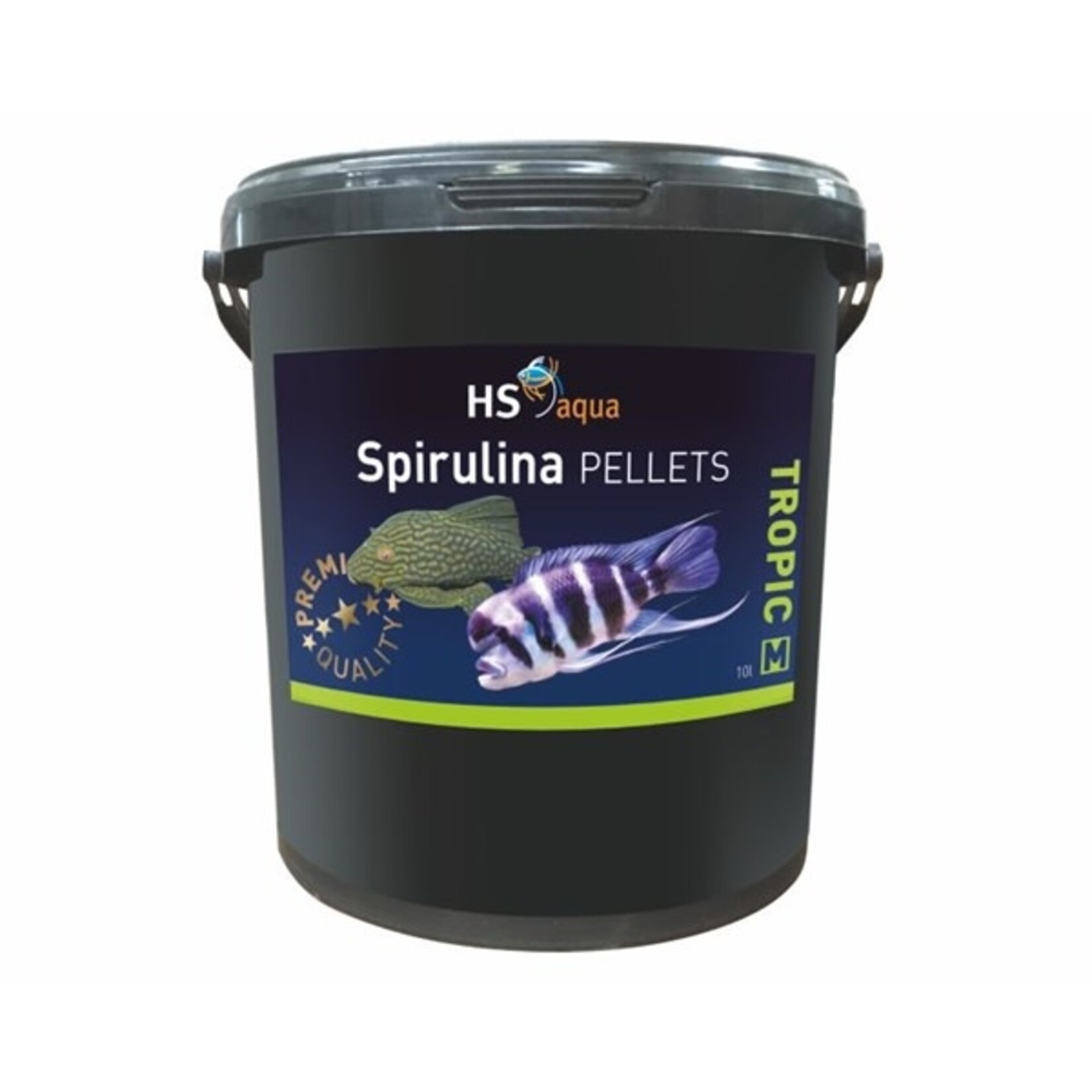 HS Aqua Spirulina pellets m 10 l
