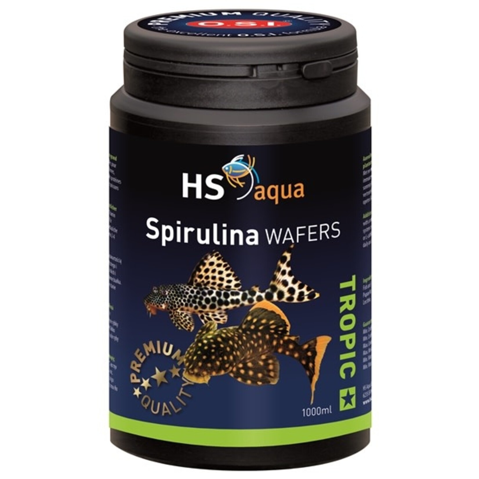 HS Aqua Spirulina wafers 1000 ml