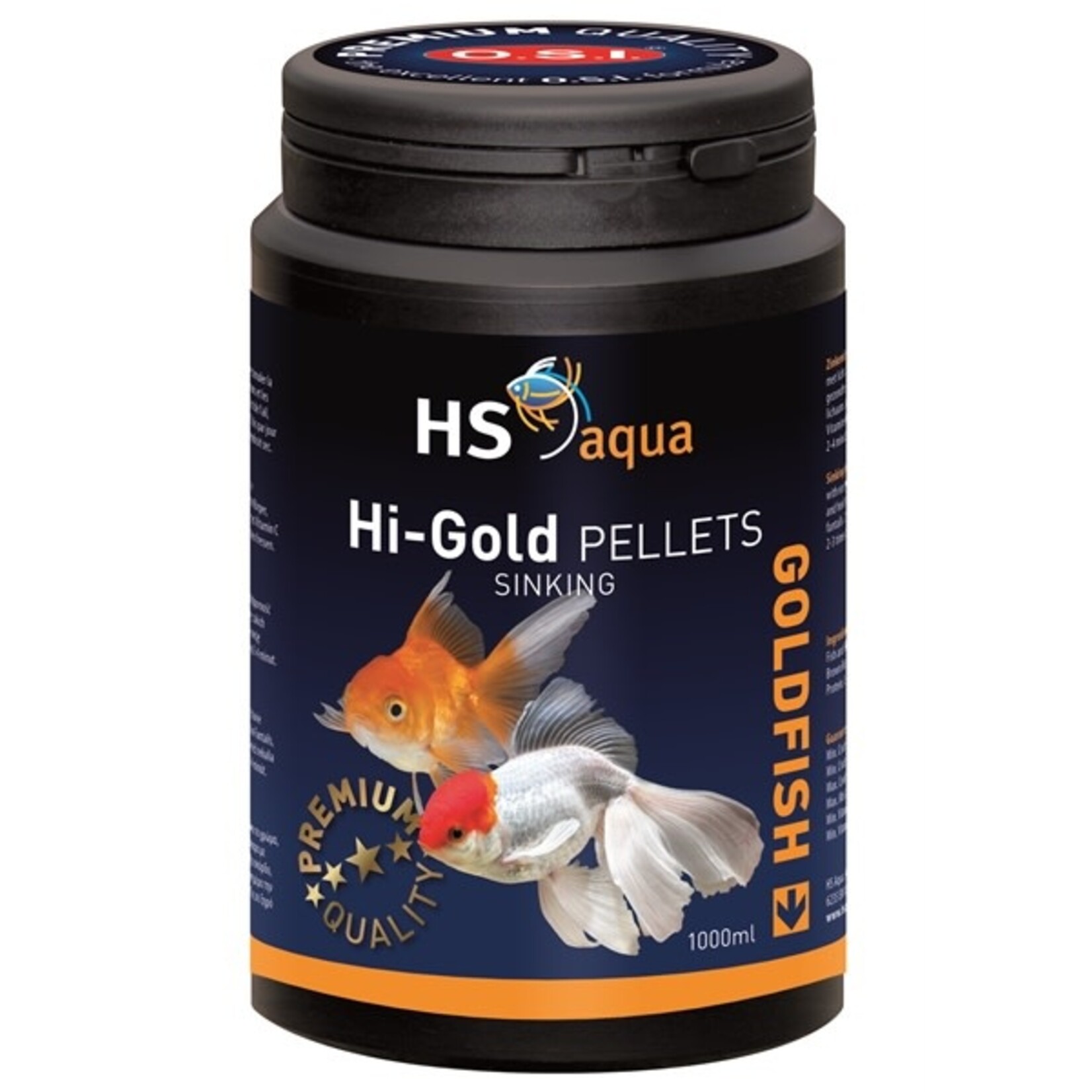 HS Aqua Hi-gold pellets 1000 ml
