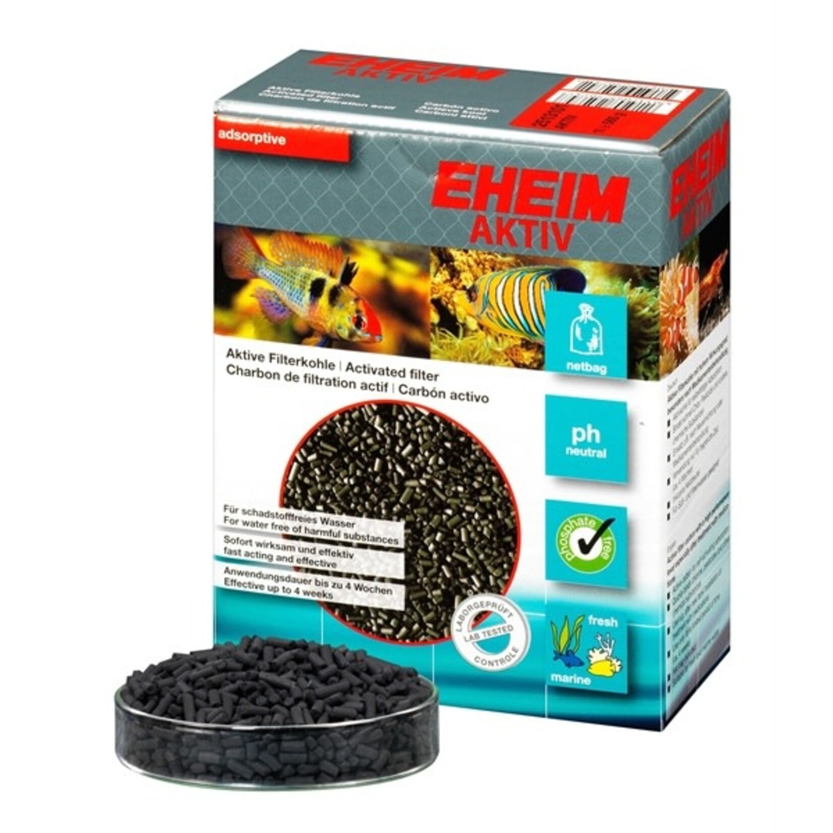 Eheim ehfi aktiv filter carbon 1 l with perlon bag