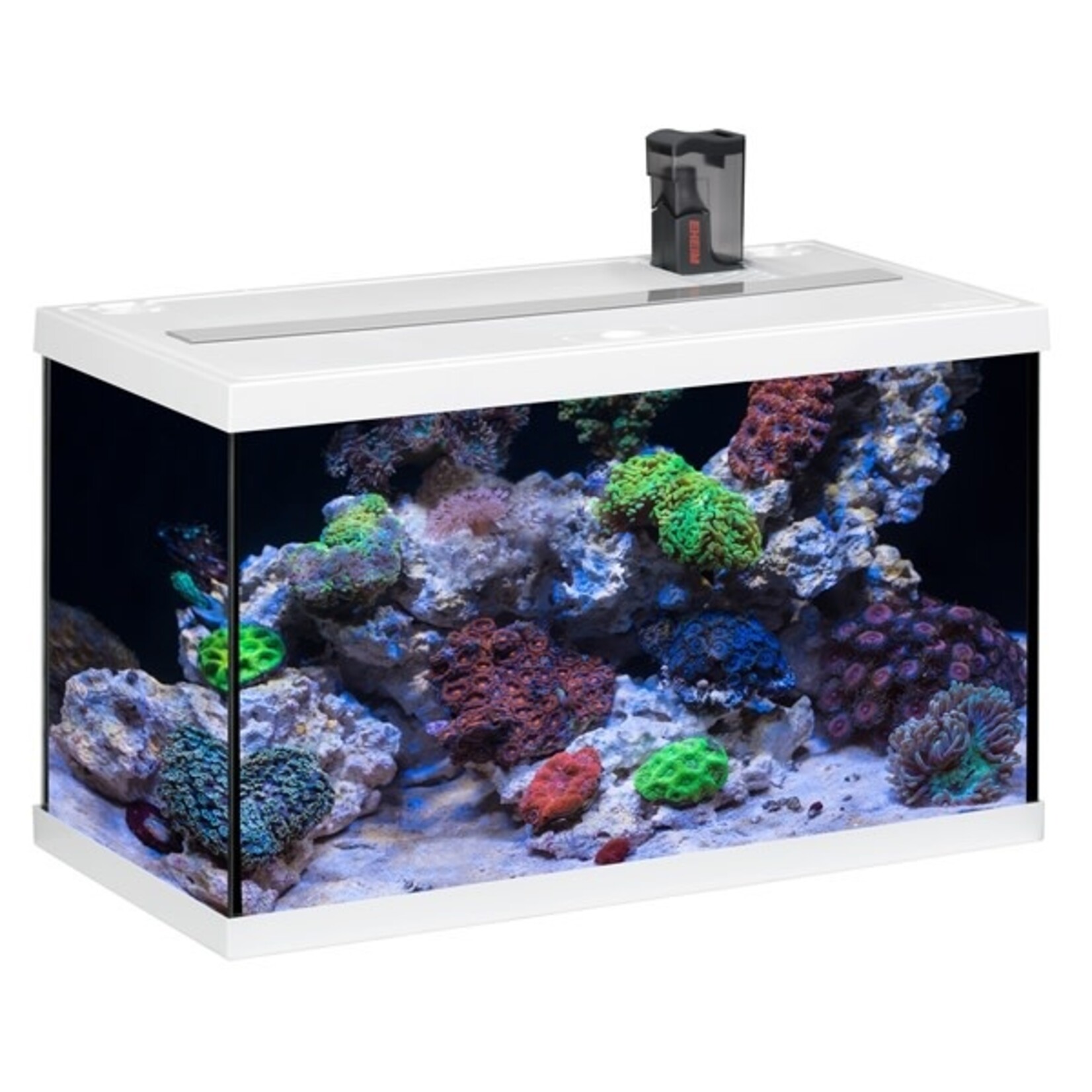 Eheim aquarium aquastar 63 marine white 60x30x35 cm 2x12wled