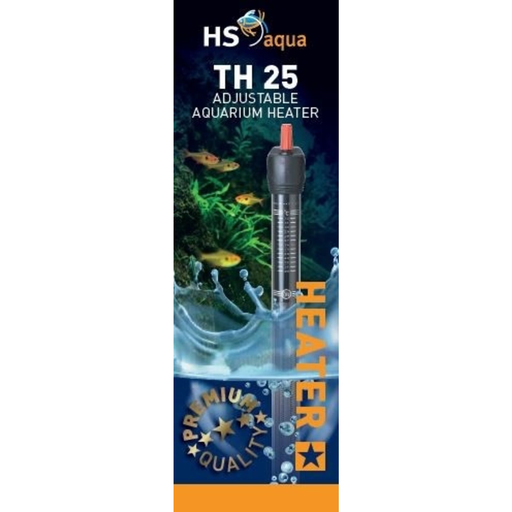 HS Aqua Glass aquarium heater & protector th-25