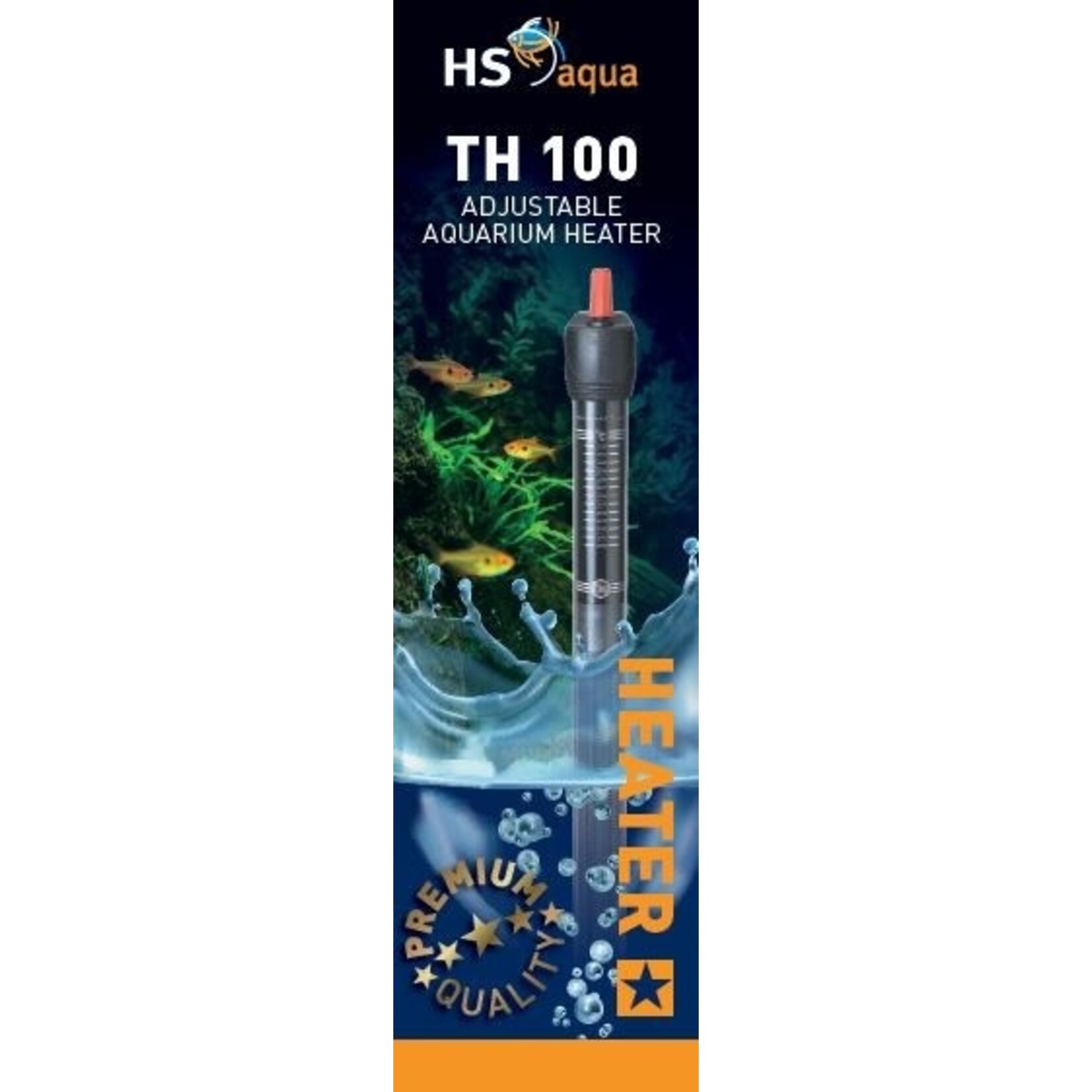 HS Aqua Glass aquarium heater & protector th-100