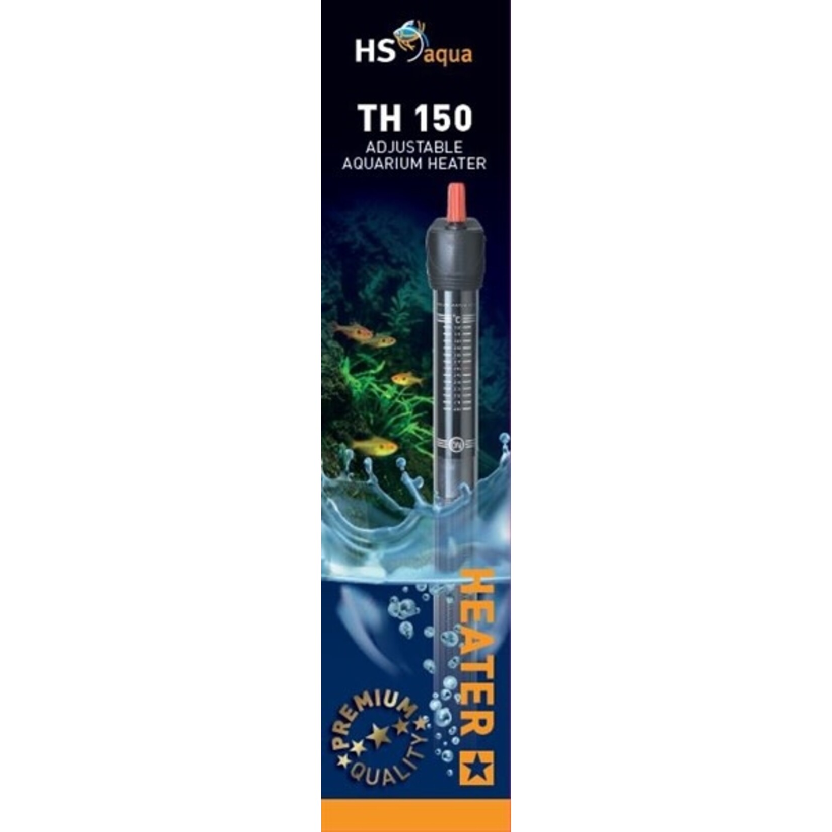 HS Aqua Glass aquarium heater & protector th-150