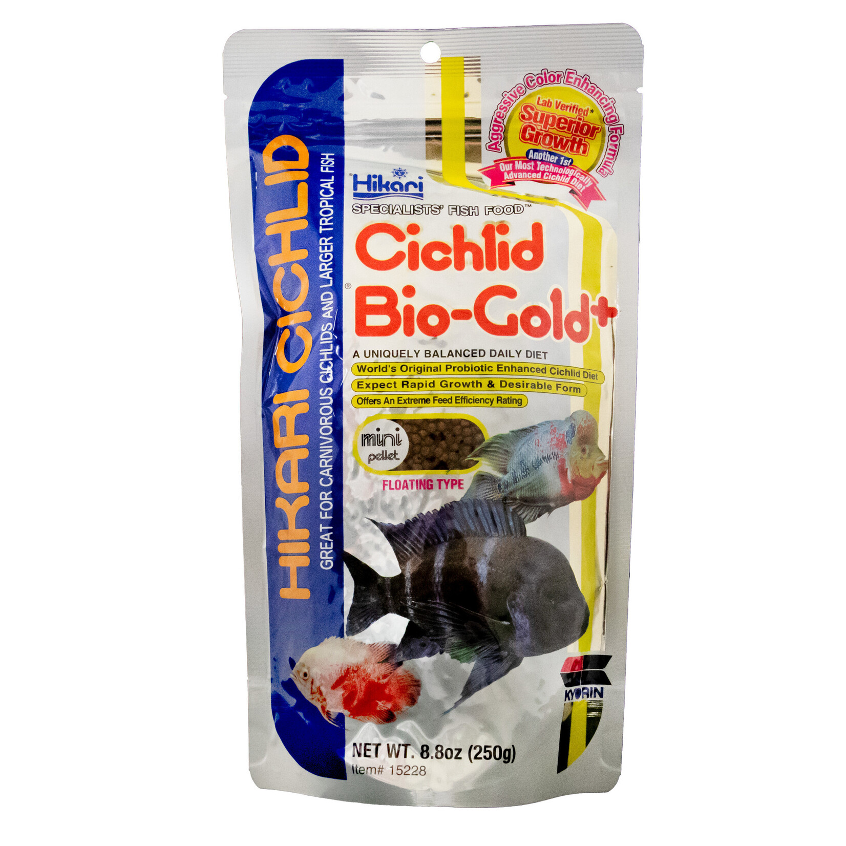 Hikari Cichlid bio-gold mini 250gr