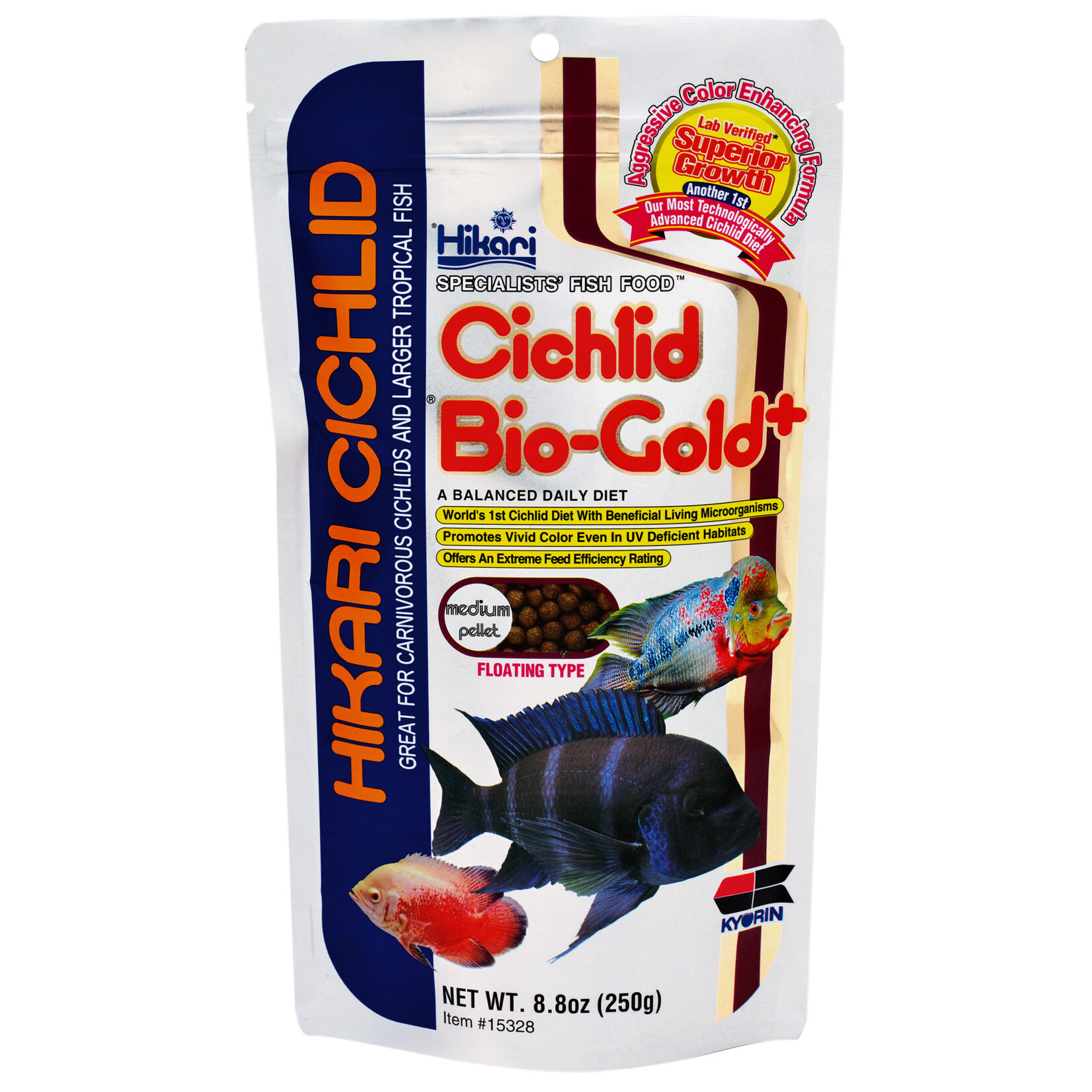 Hikari Cichlid bio-gold medium 250gr