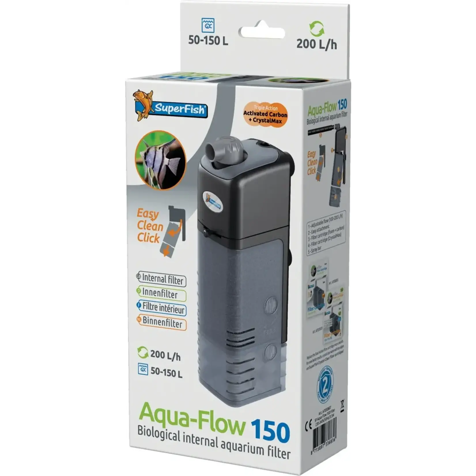 SuperFish Aquaflow 150 filter 200L/H