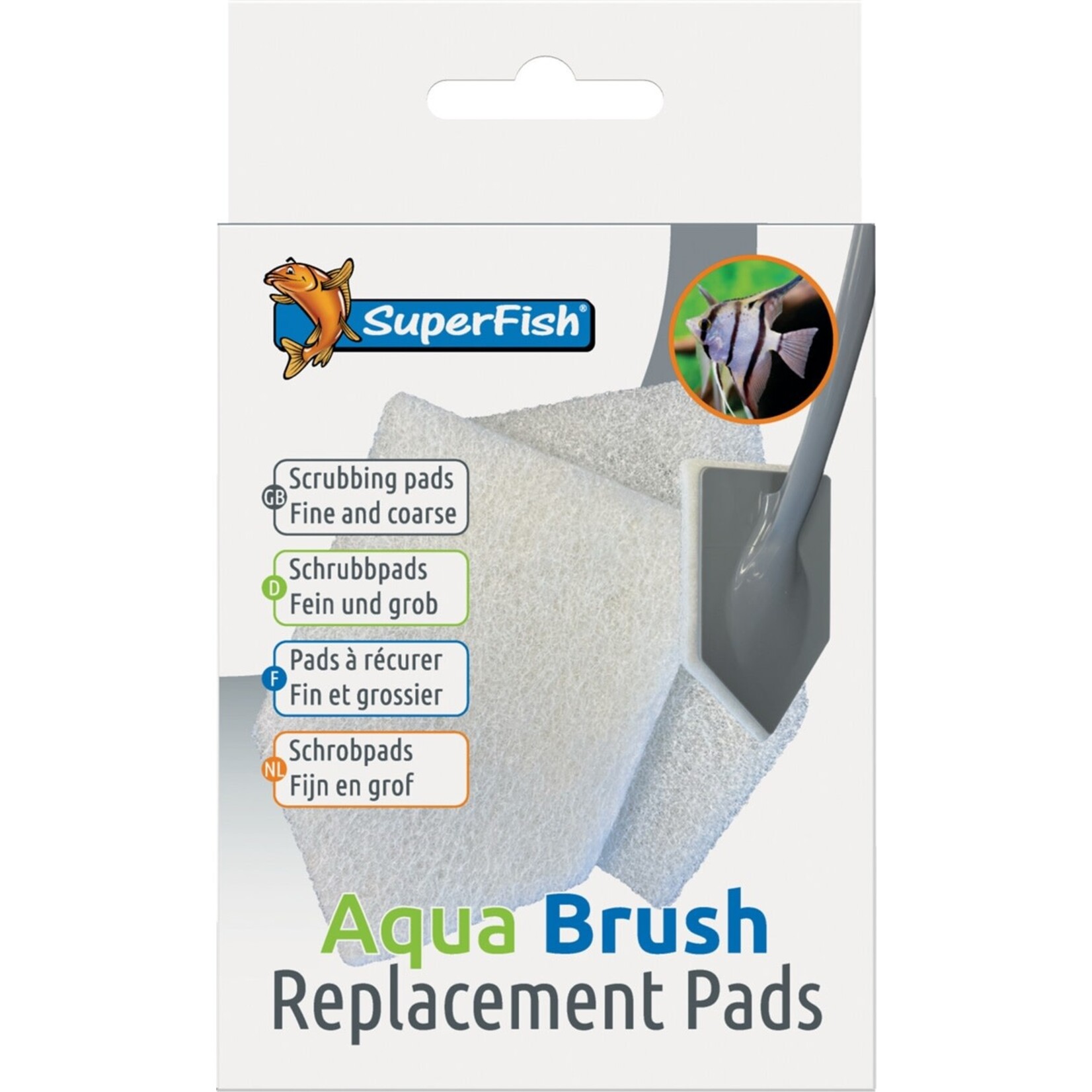 SuperFish Aquabrush spare pads 2x