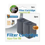 SuperFish Aquaflow 100/150 easy click cartridge 2x