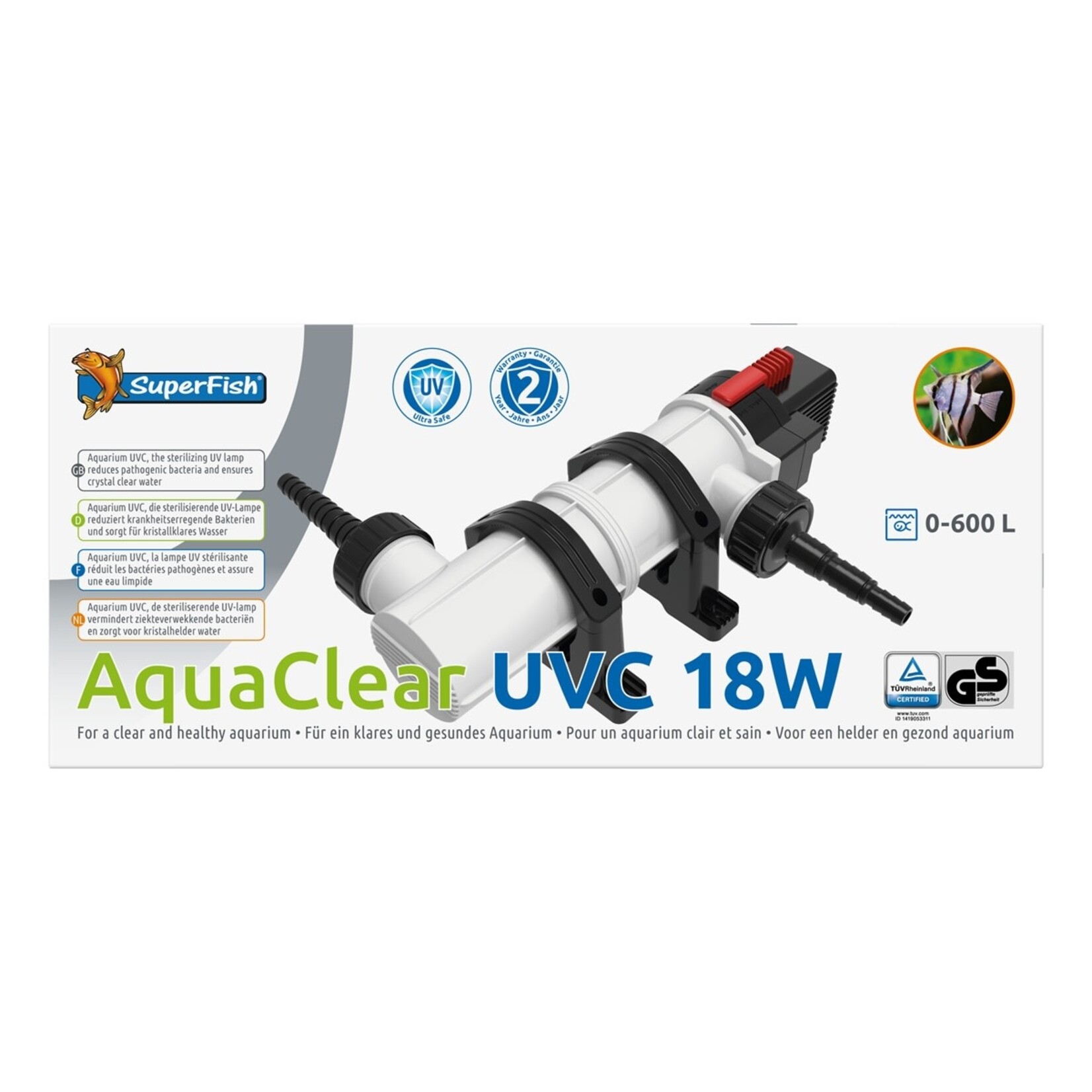 SuperFish Aquaclear UV 9w