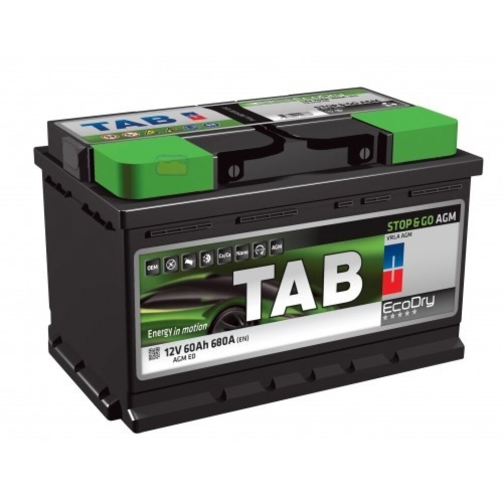 TAB TAB AGM Stop&Go accu 12V  60Ah