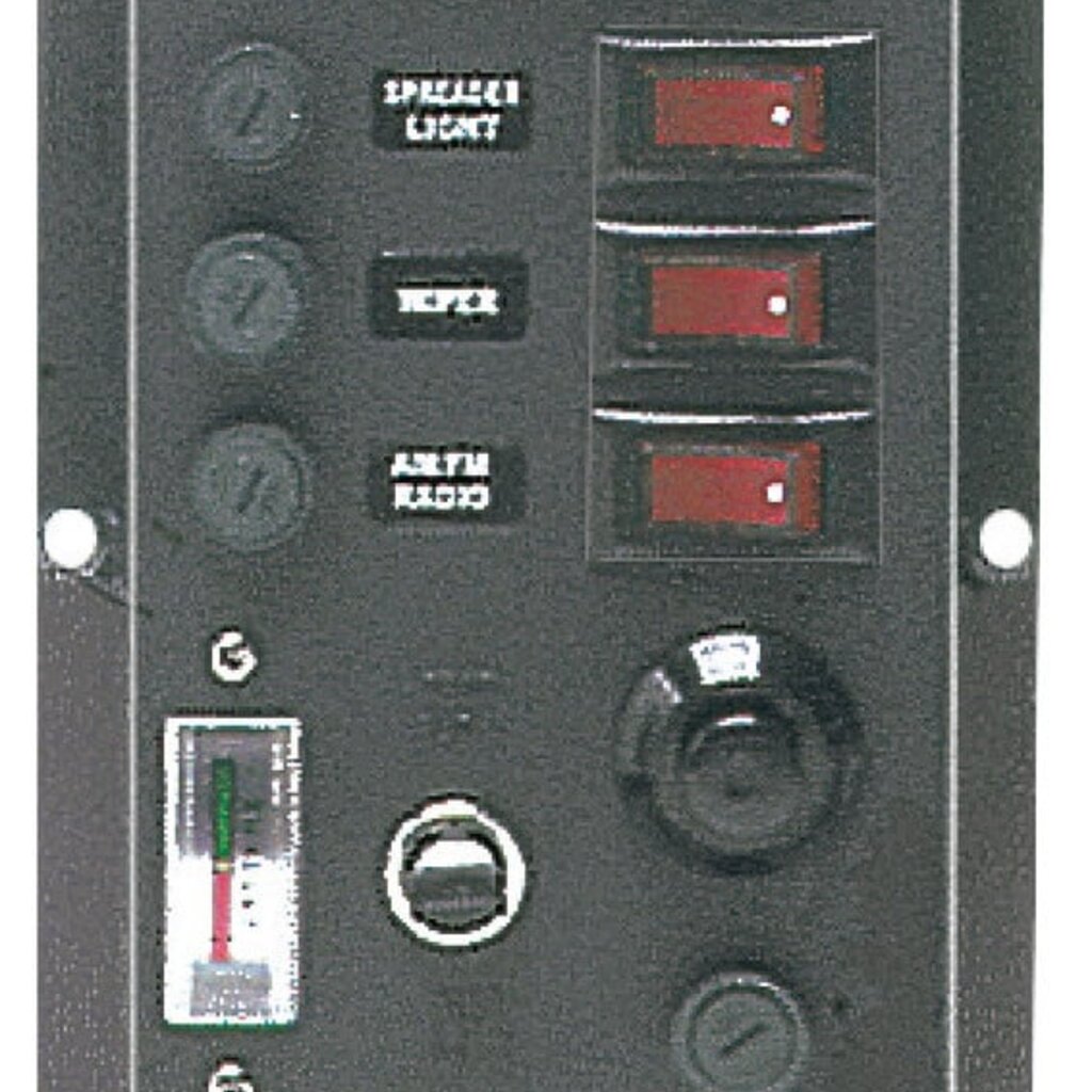 Osculati Schakelpaneel 3 schakelaars + hoorn