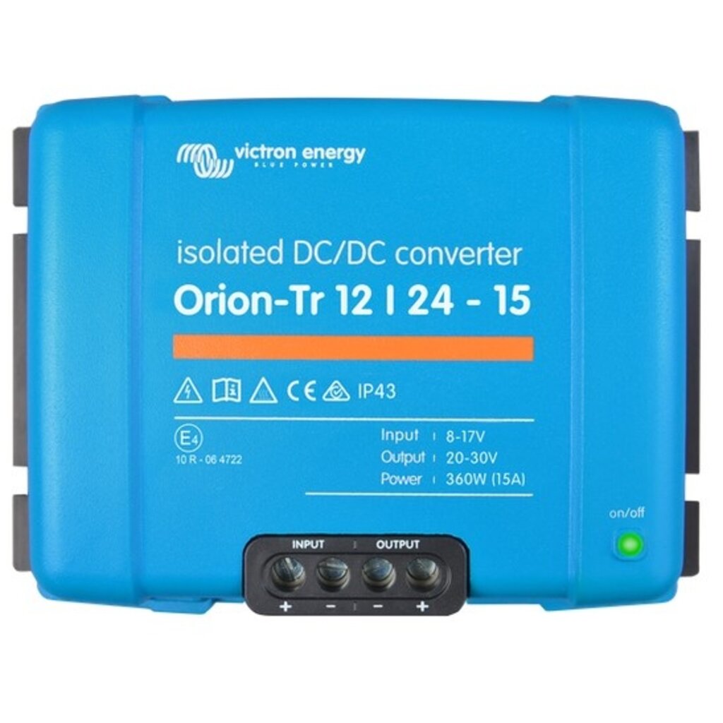 Victron Energy Victron Orion-Tr DC-DC 12/24-15A 360W Geïsoleerd