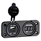 Osculati Digitale voltmeter + dubbele USB A-C