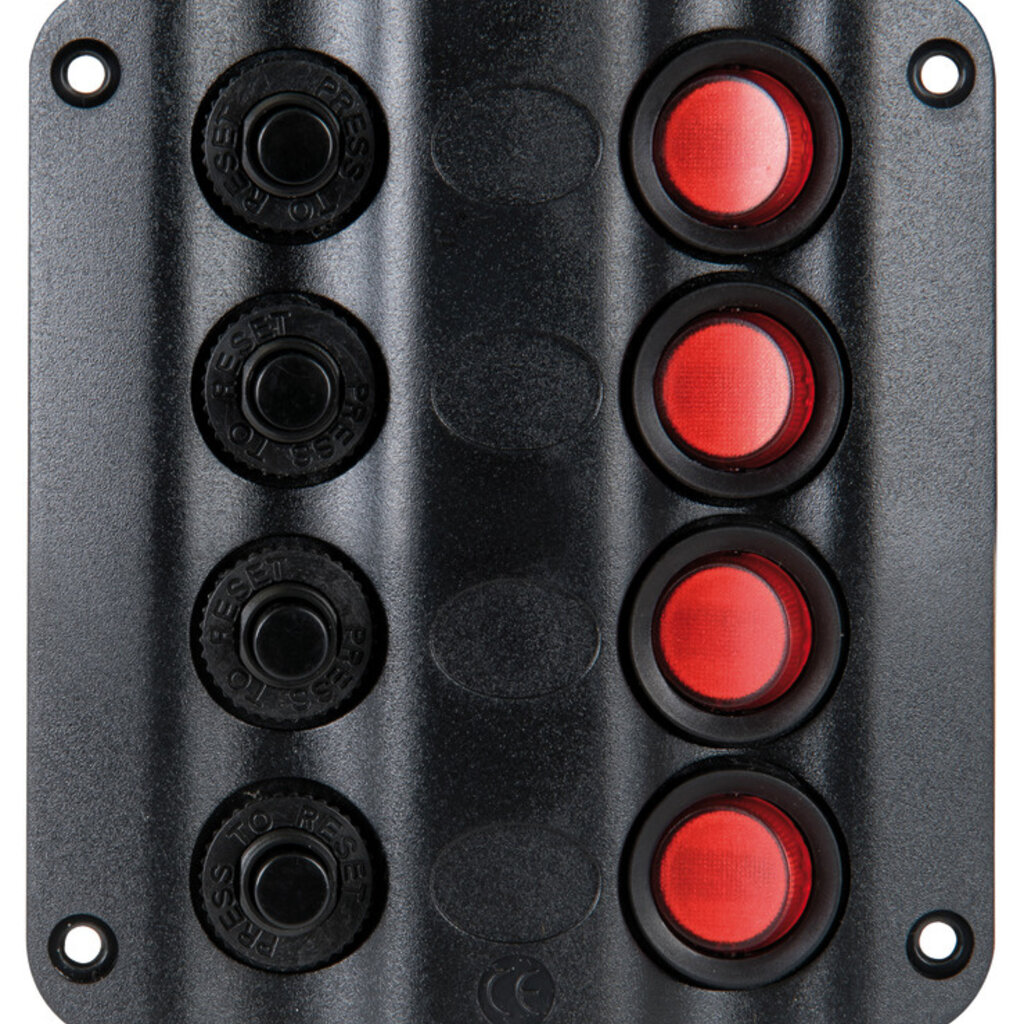 Osculati Elektrisch Schakelpaneel wave 4 schakelaars