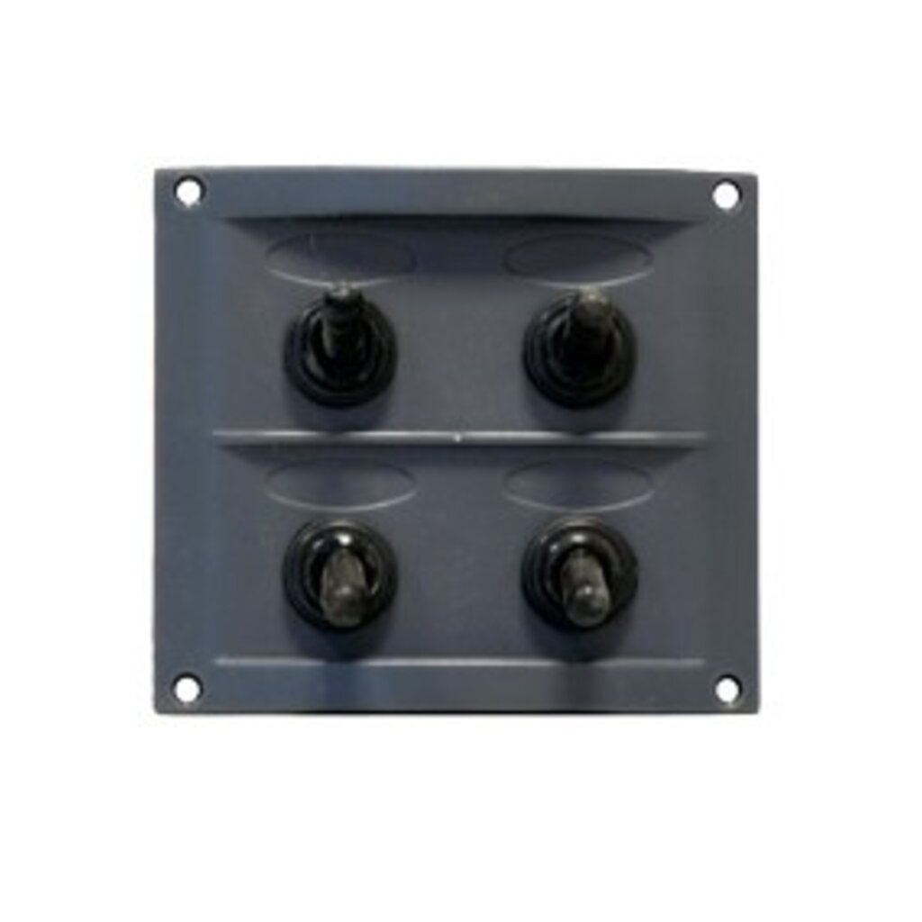 Allpa Kunststof Schakelpaneel 4 schakelaars