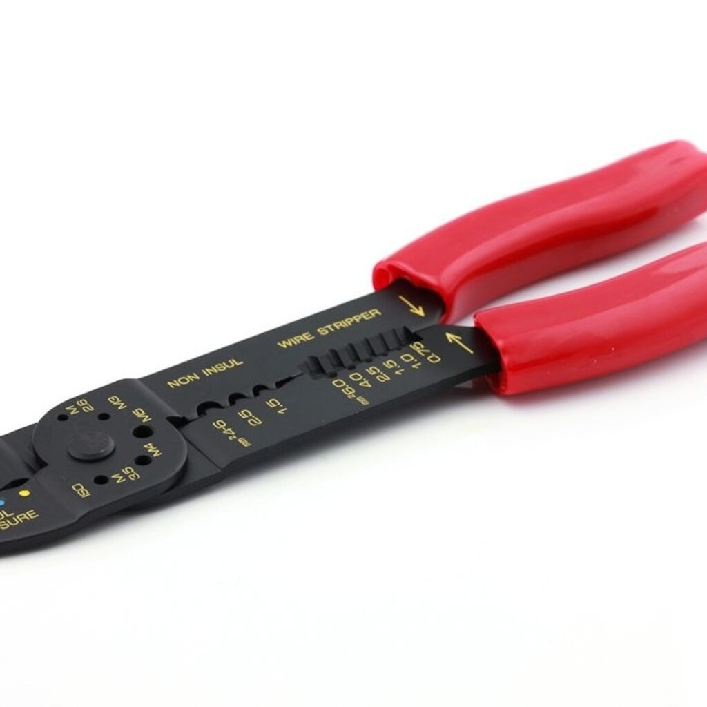 Krimptang 0.5mm² -6.0mm²  niet geisoleerde kabelschoen