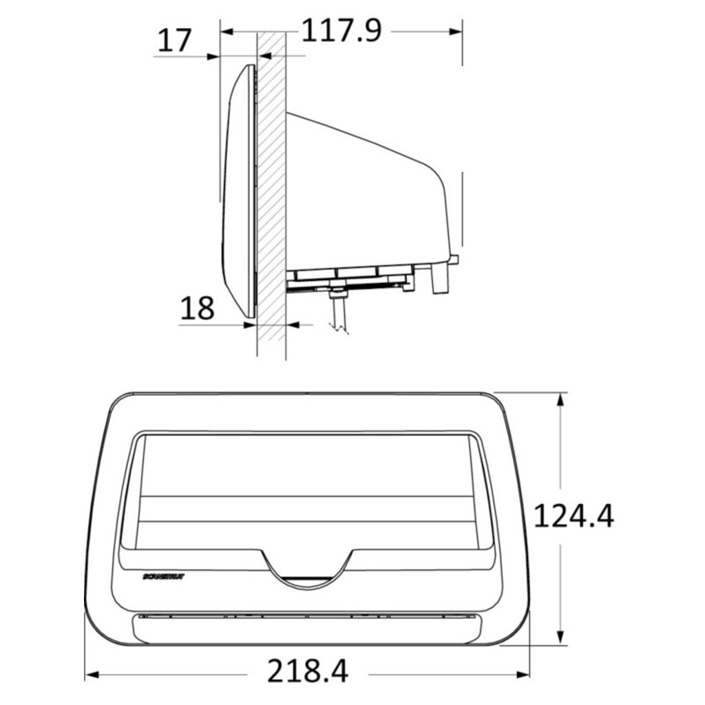 ROKK Draadloze oplader Console 15W 12/24V