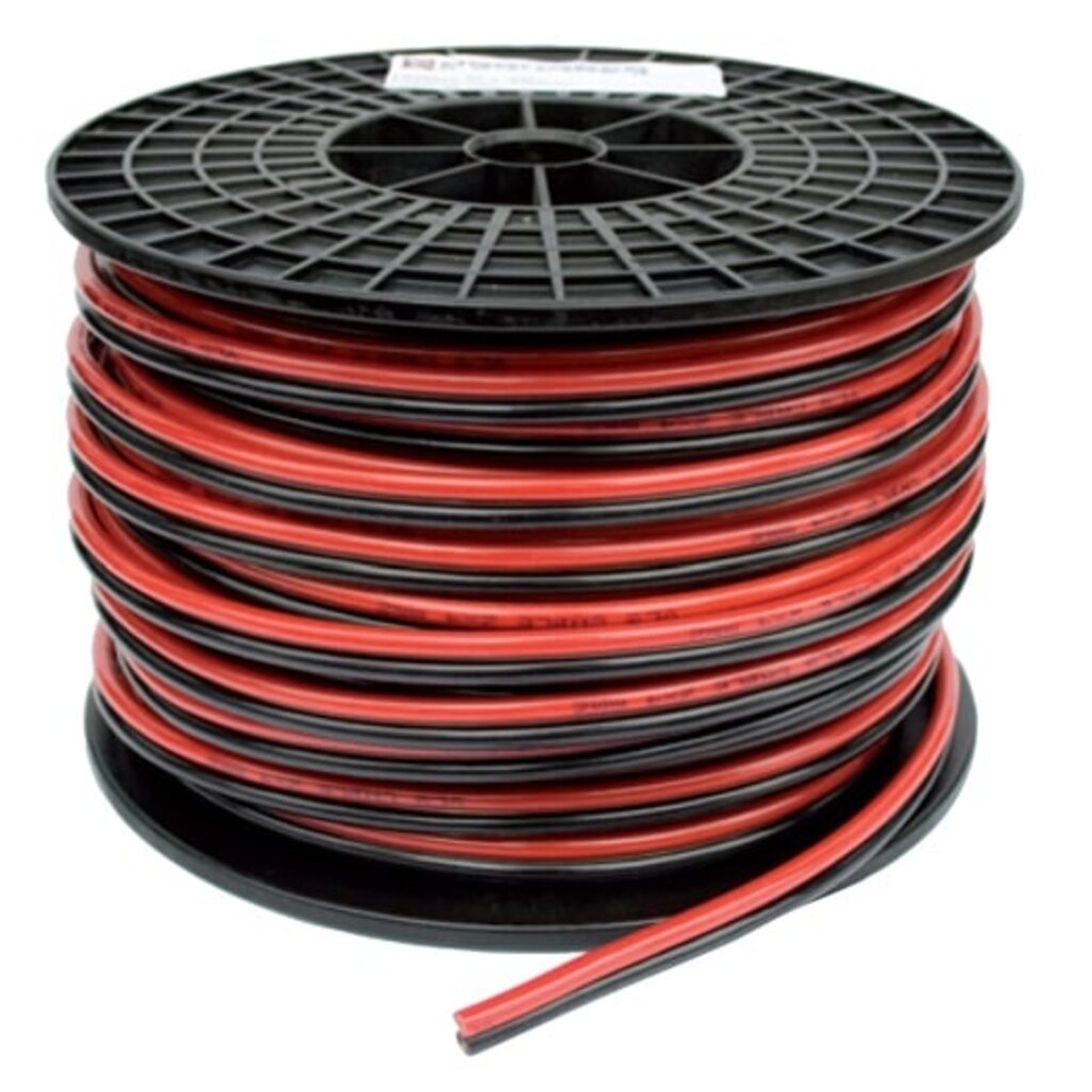 Accukabel Twinflex rood/zwart 2 x 10 mm2