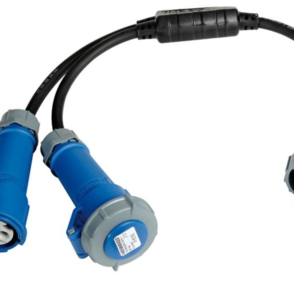 Dubbele CEE Stopcontact en stekker