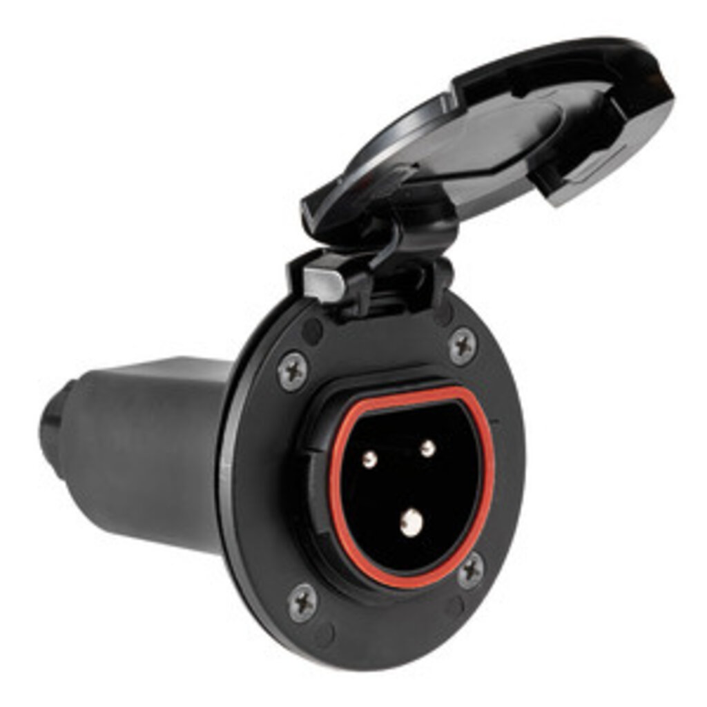 Walstroom stopcontact 16A Zwart