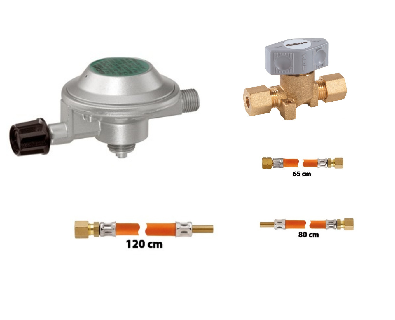 Gasfles Aansluiting Kit | Gasfles Montageset