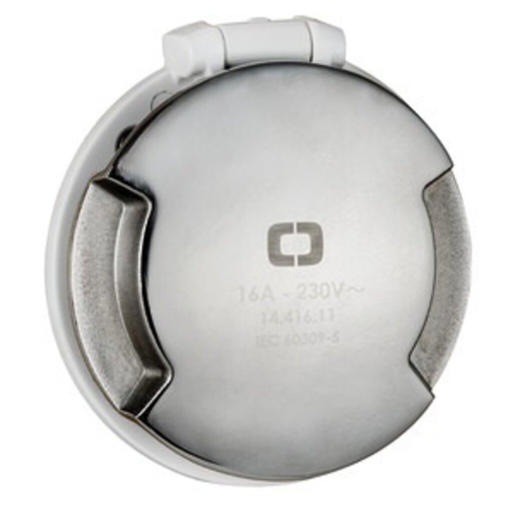 Walstroom stopcontact 16A RVS