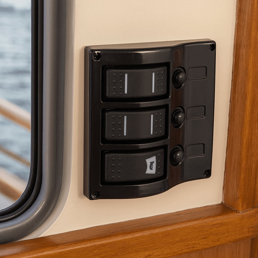 Osculati Schakelpaneel 3 tuimelschakelaars