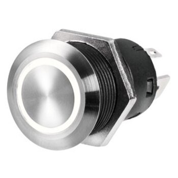On-Off Schakelaar RVS 12V LED