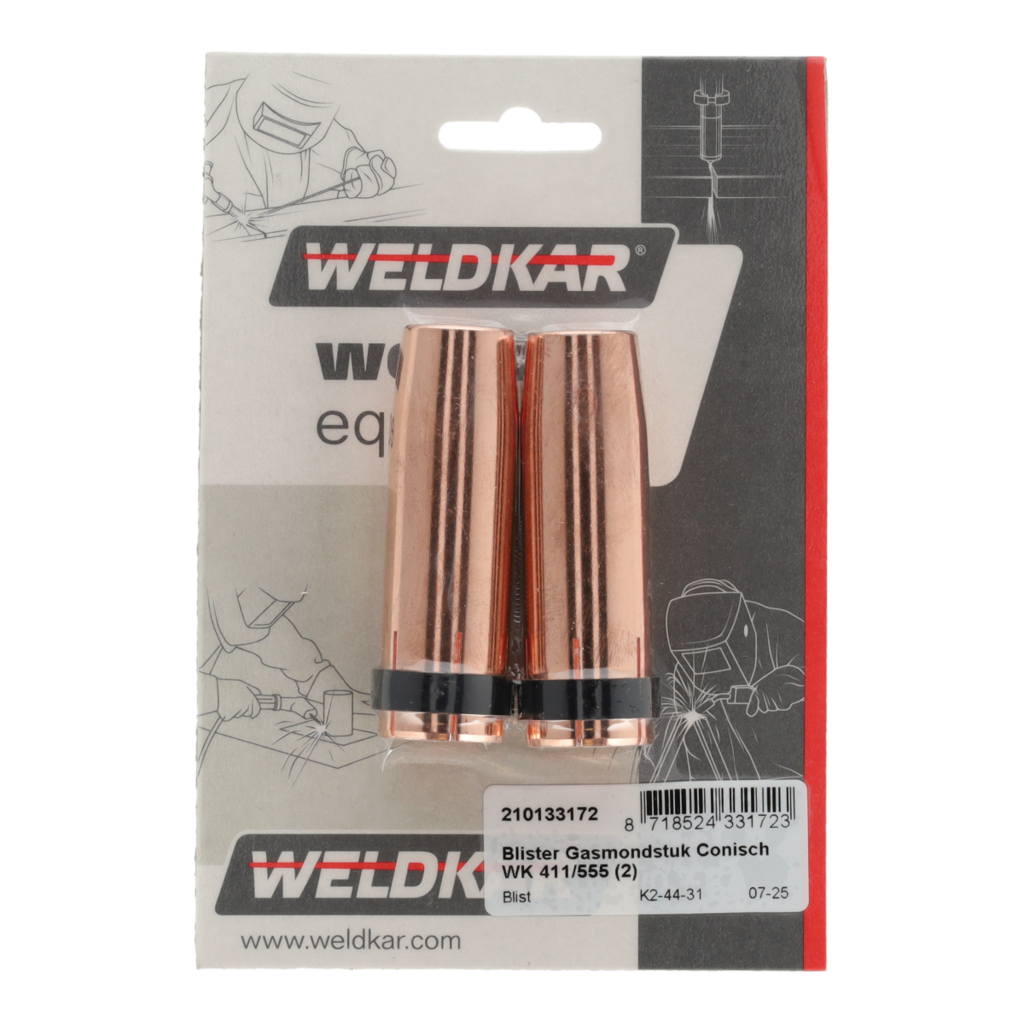 Weldkar Gasmondstuk Conisch WK 411/555 (2)