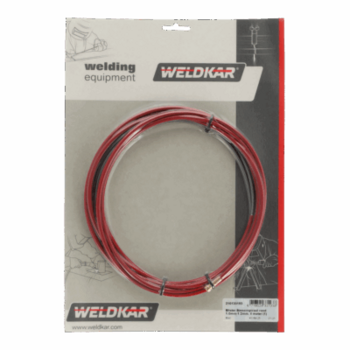 Weldkar Binnengeleider Teflon rood 1.0mm-1.2mm, 4 mtr