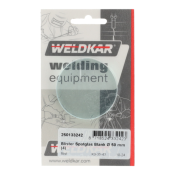 Weldkar Spatglas Blank Ø 50 mm
