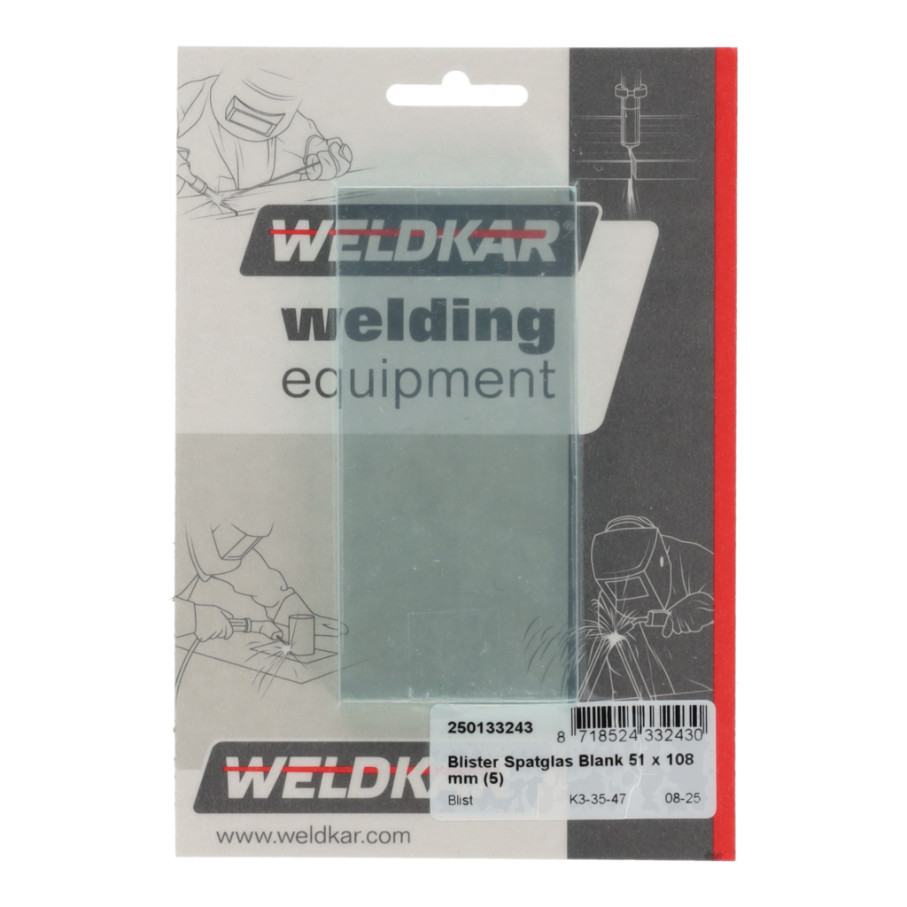 Weldkar Spatglas Blank 51 x 108 mm (5)