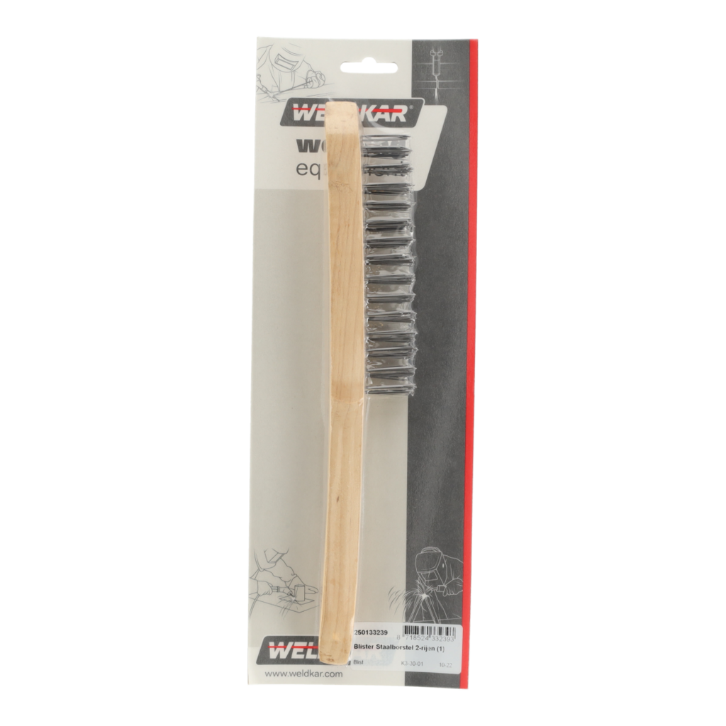 Weldkar Metalen staalborstels 4rij