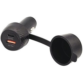 USB A+C stroomadapter waterdicht