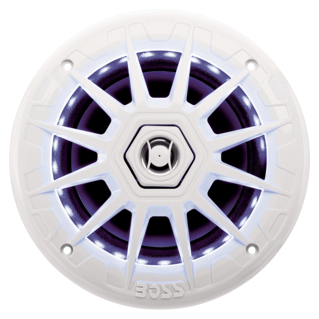 Marine luidspreker wit 2-way LED